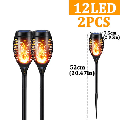 LED Outdoor Solar Torch Lights