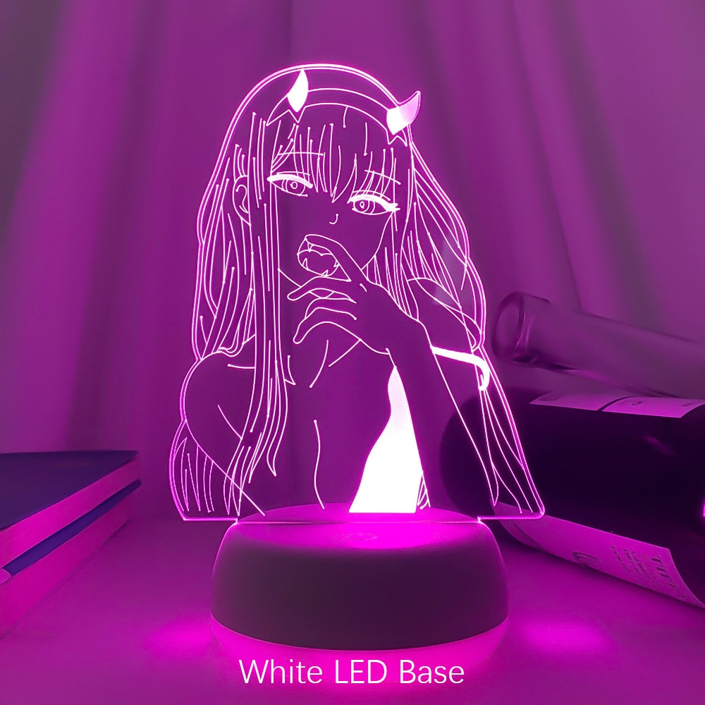 Anime Zero Two Lamp Figure Nightlight