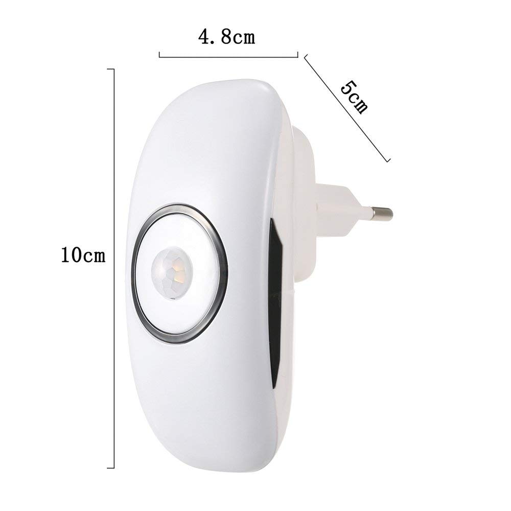 Control Cold White Body Induction Mini  Lamp Plug-In