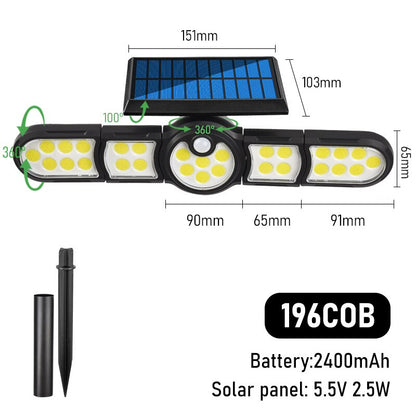 LED Outdoor Solar Lamp Multiple