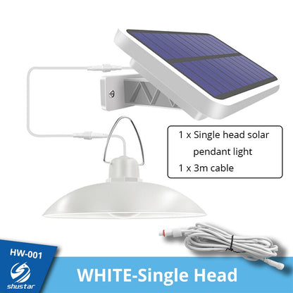 Waterproof Double Head Solar Pendant