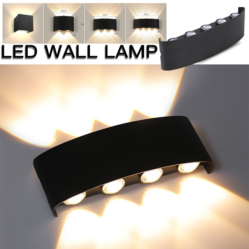 LED Wall Lamps IP65 Outdoor Lighting Waterproof