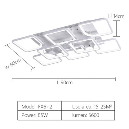 modern led chandelier with remote control acrylic