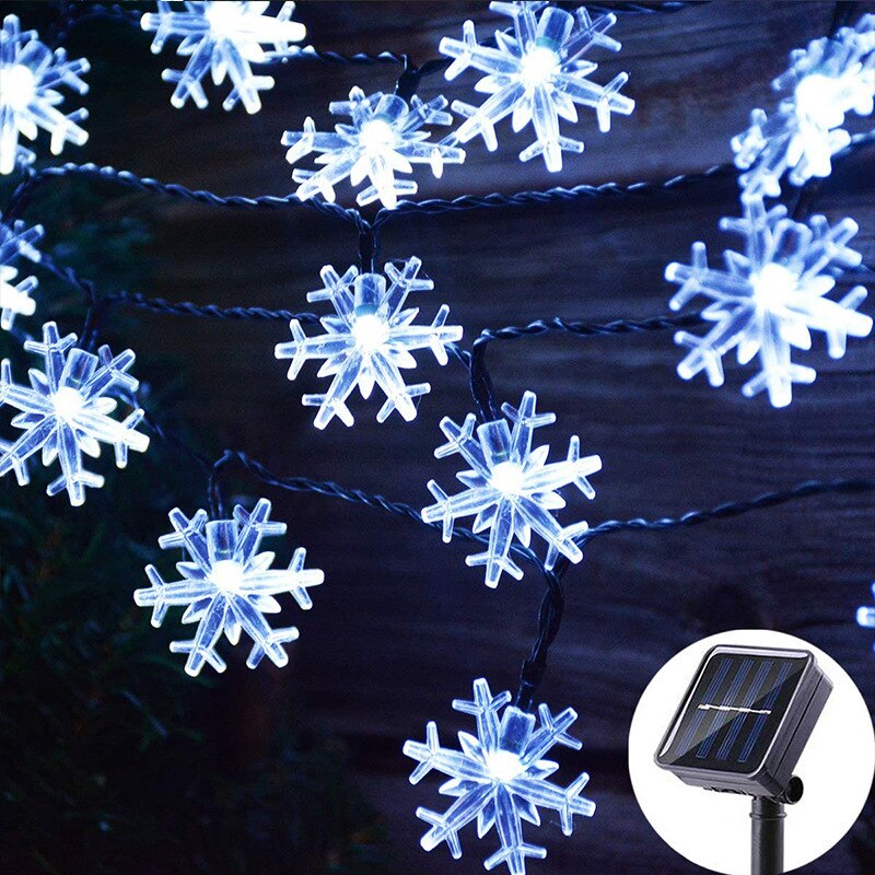 Solar String Lights Flower Waterproof