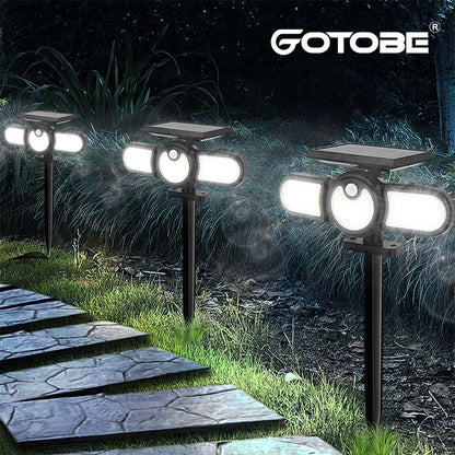 Outdoor Solar Three Head Lighting