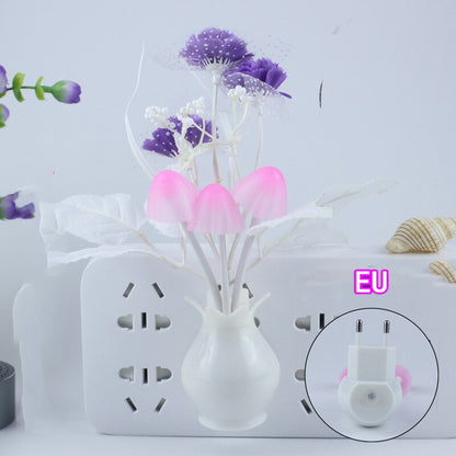 Rose Colorful LED Lilac Night Light Lamp