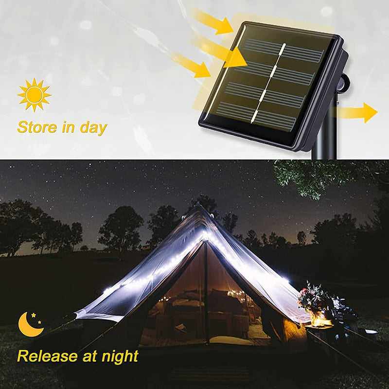 Solar Led Light Outdoor Festoon Lamp