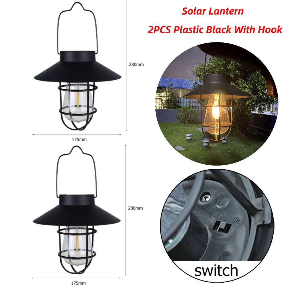 Retro Solar Lantern for Garden