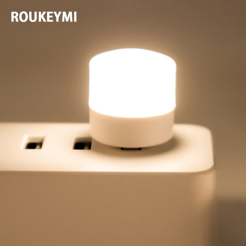 Mini Night Light USB Book Bedside Lamp