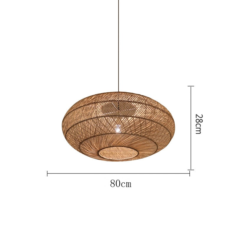 Natural Rattan Lamp Pendant light