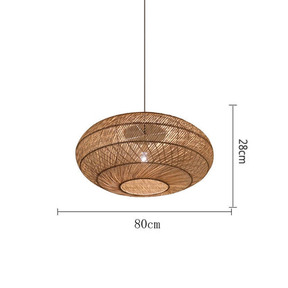 Natural Rattan Lamp Pendant light