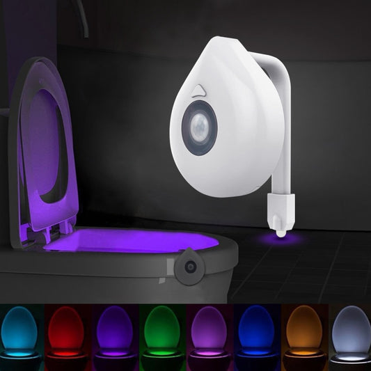 LED Toilet Seat Night Light Motion Sensor