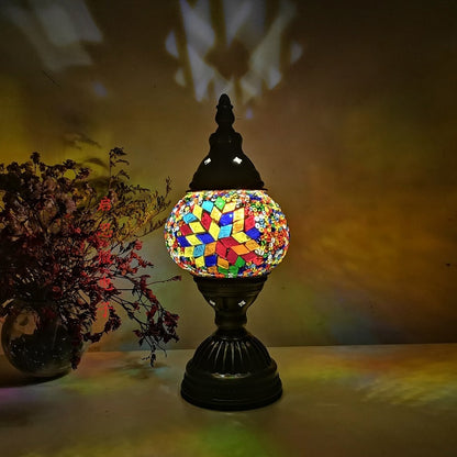 Mosaic table Lamp vintage art deco