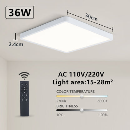 Smart LED Ceiling lamp Wood Grain