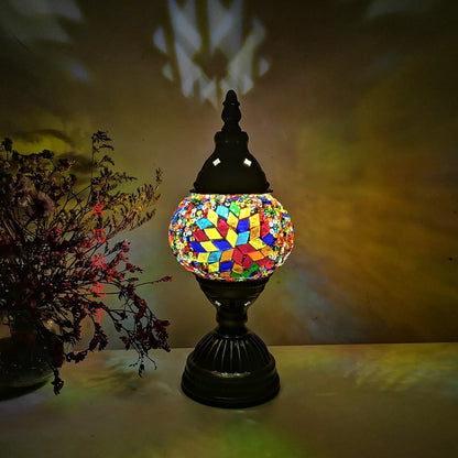 Mosaic table Lamp vintage art deco