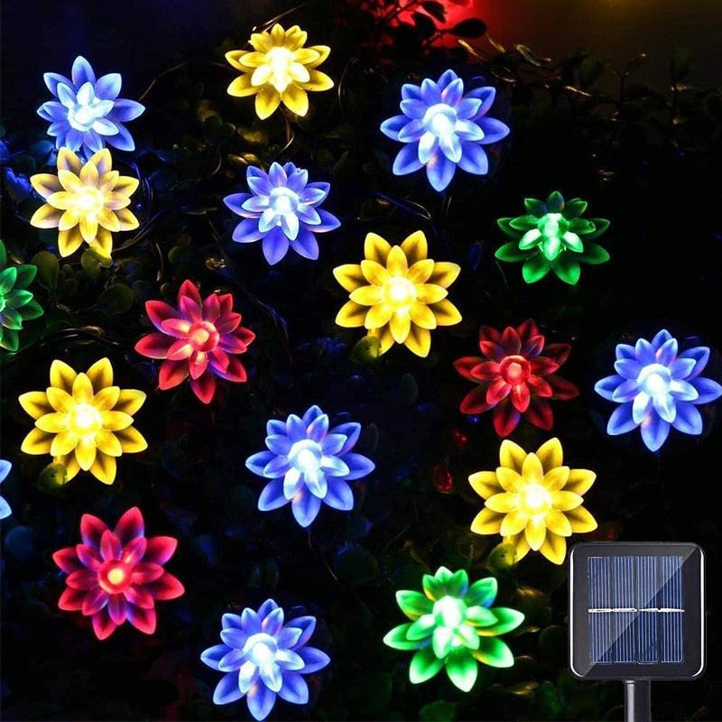 Solar Lights String LED Outdoors