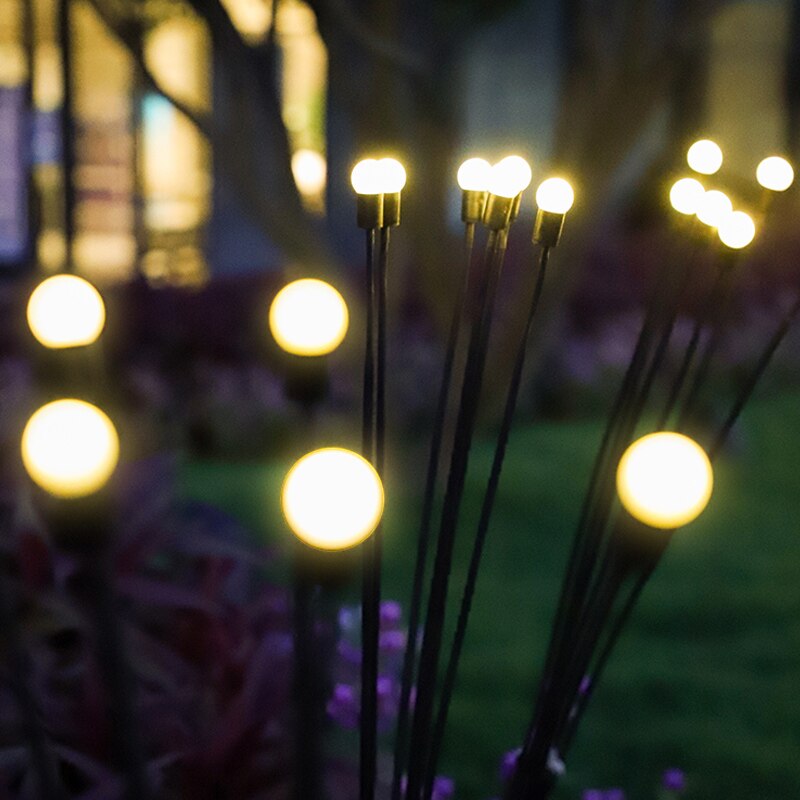 Waterproof LED firefly garden decoration