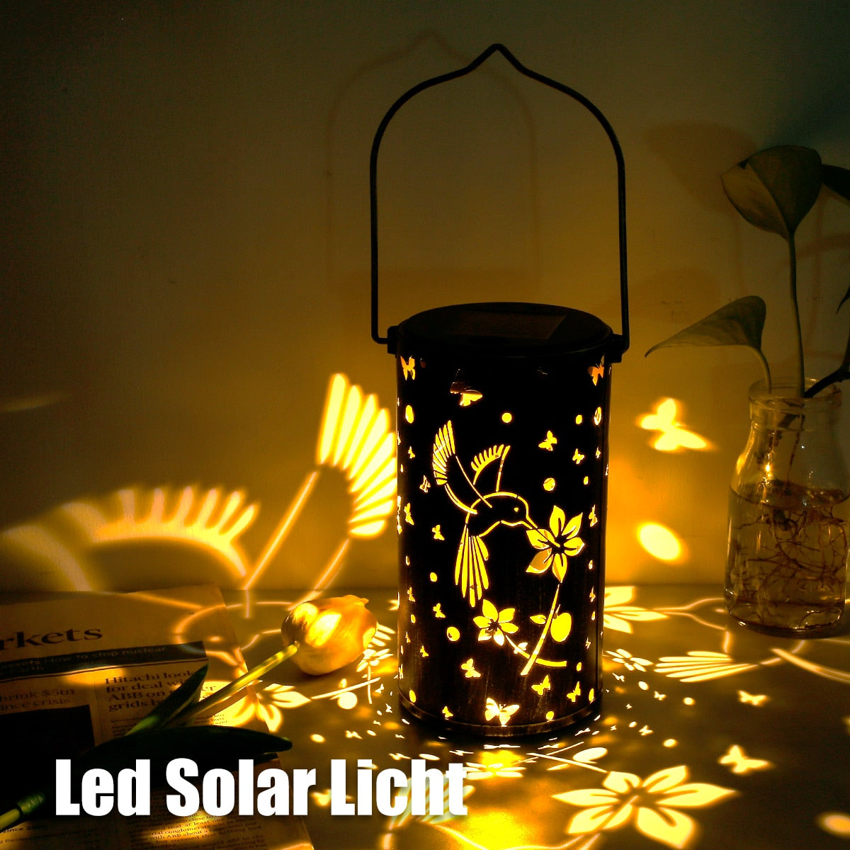 Butterfly Shadow Solar Light Outdoor