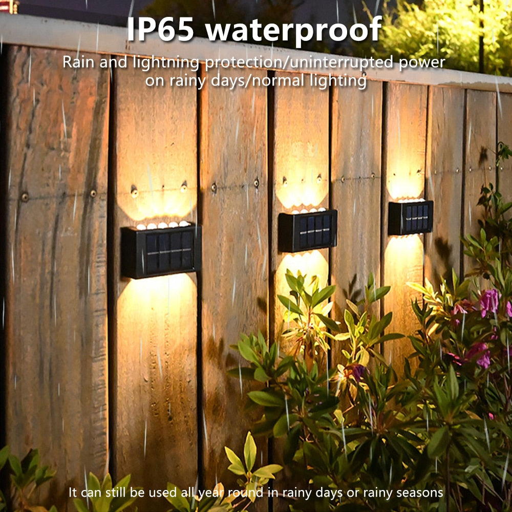 LED Solar Wall Lamp Outdoor Waterproof