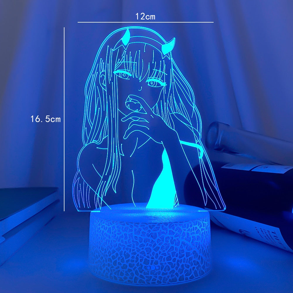 Anime Zero Two Lamp Figure Nightlight