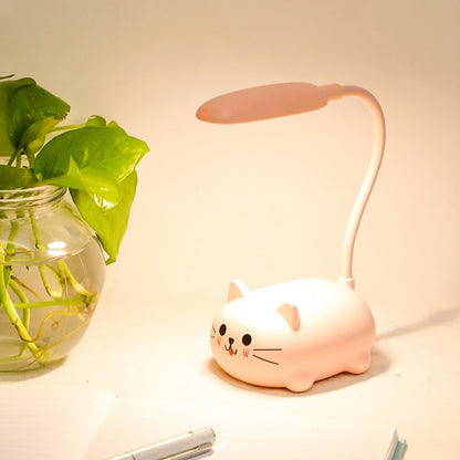 Cartoon Cute Pet Animal Bear Warm White Desk Lamp