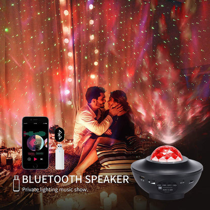 LED Starry Sky Projector Music Bluetooth