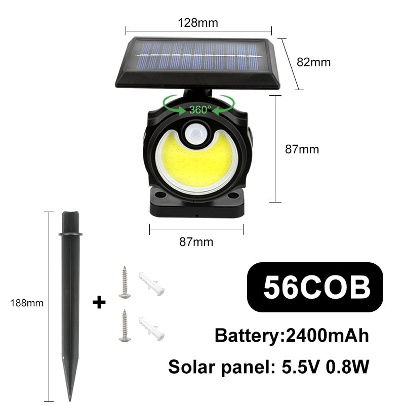 LED Outdoor Solar Lamp Multiple