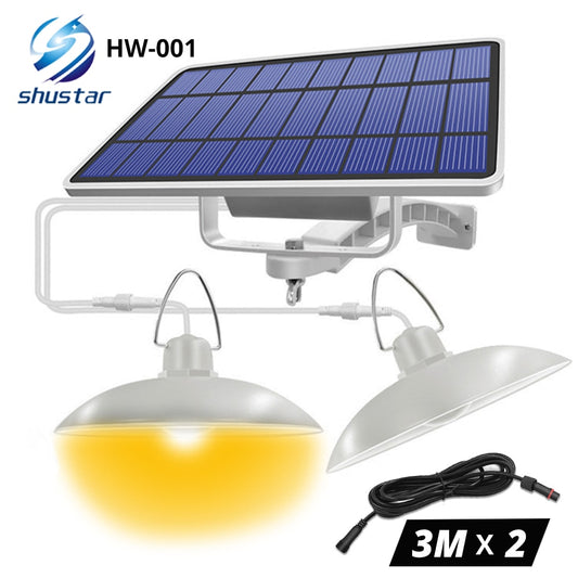 Waterproof Double Head Solar Pendant