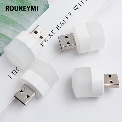 Mini Night Light USB Book Bedside Lamp