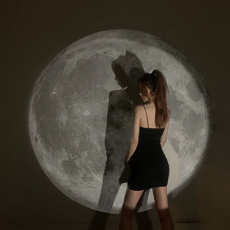 Moon Background Projection Lamp