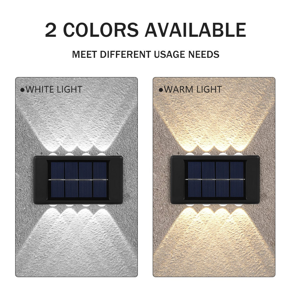 LED Solar Wall Lamp Outdoor Waterproof