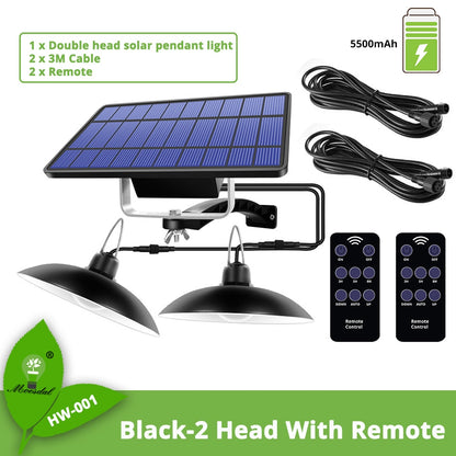 Waterproof Double Head Solar Light