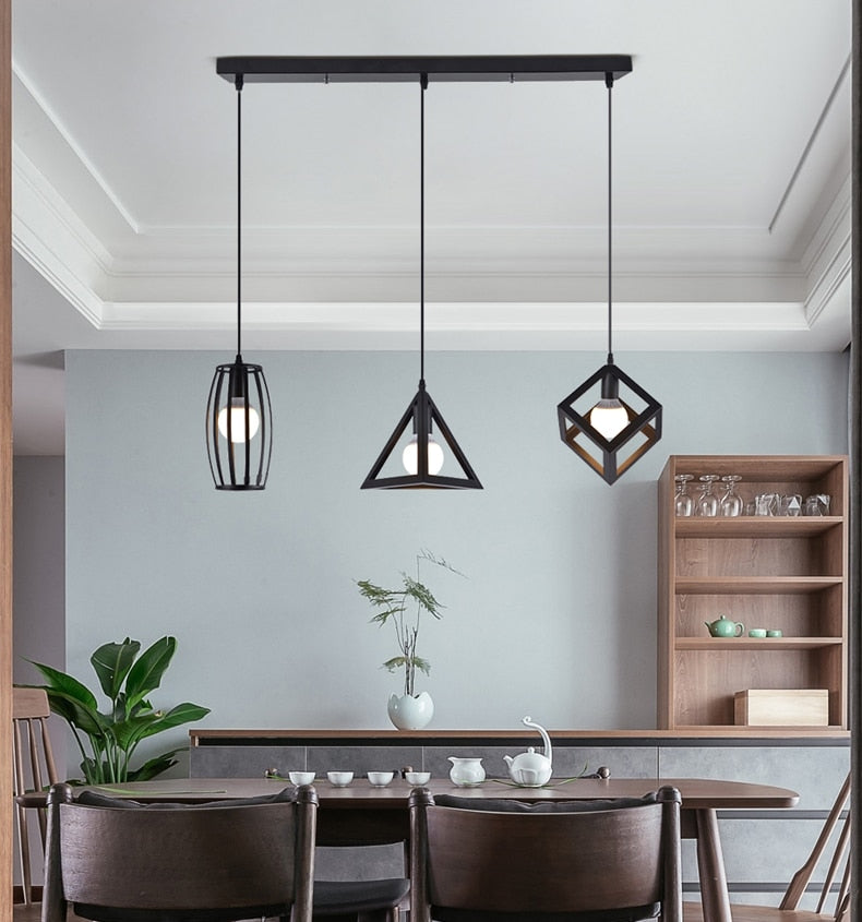 Nordic Pendant Lights Industrial Vintage