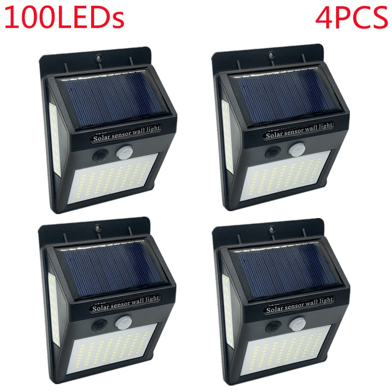 Solar Wall Lamp PIR Motion Sensor