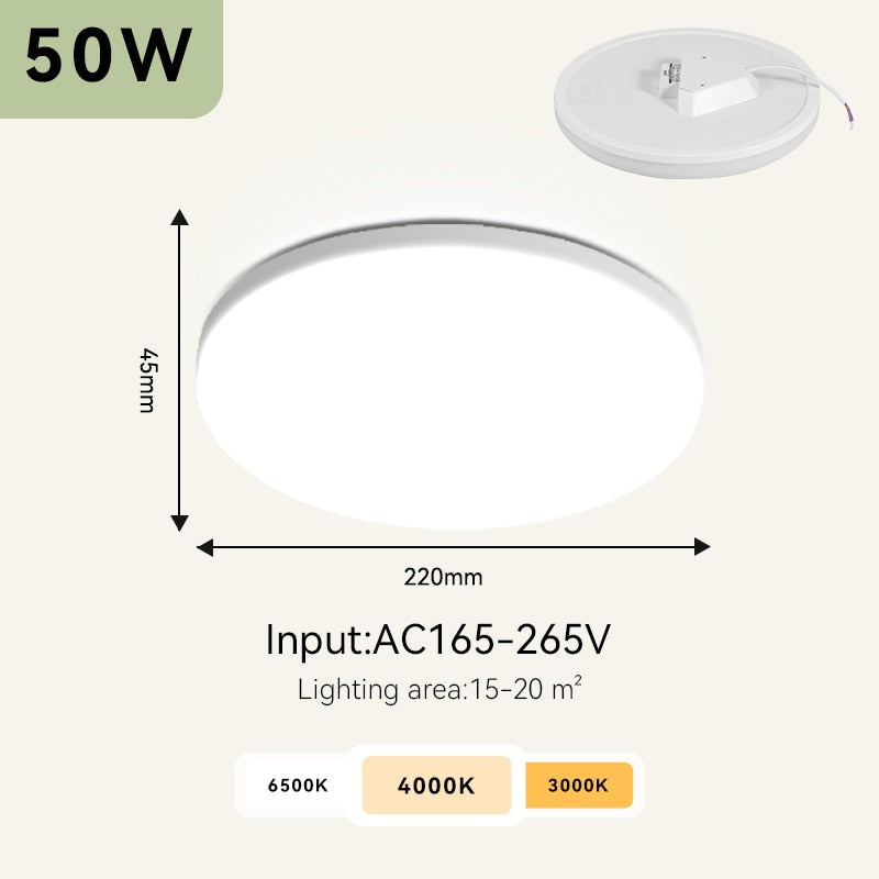 Led Ceiling Lamp Panel Lights 220V