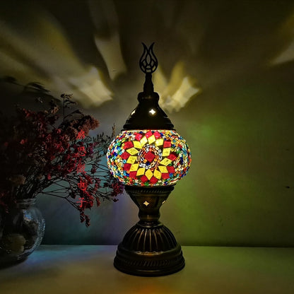 Mosaic table Lamp vintage art deco