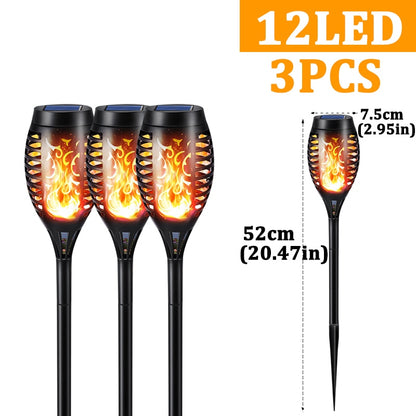 LED Outdoor Solar Torch Lights