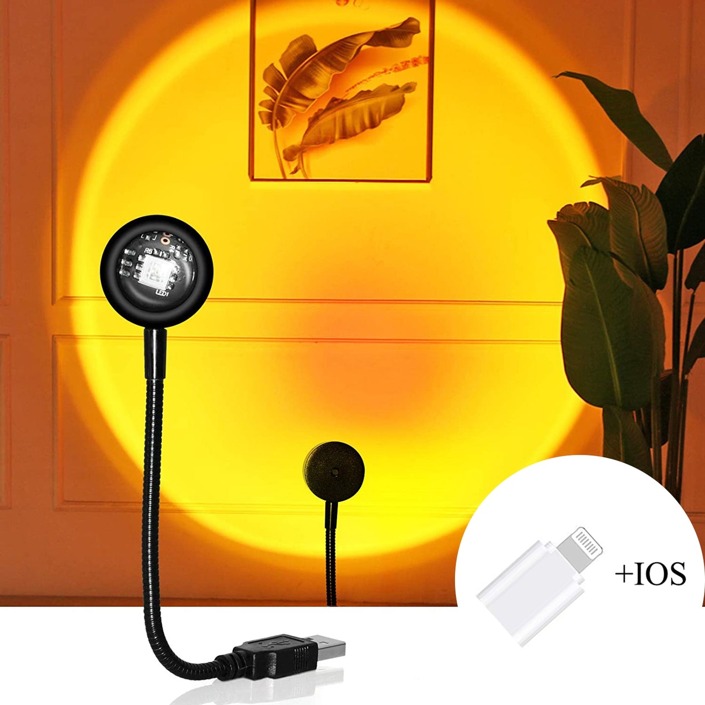 USB Sunset Projector Lamp Atmosphere