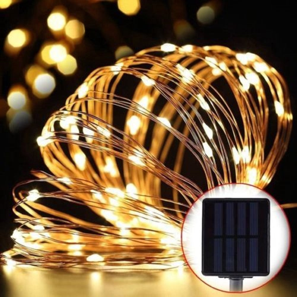 Solar String Fairy Lights Decoration