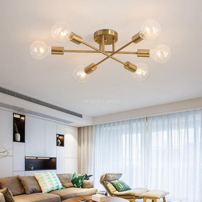 Chandelier Nordic Semi Ceiling Lamp