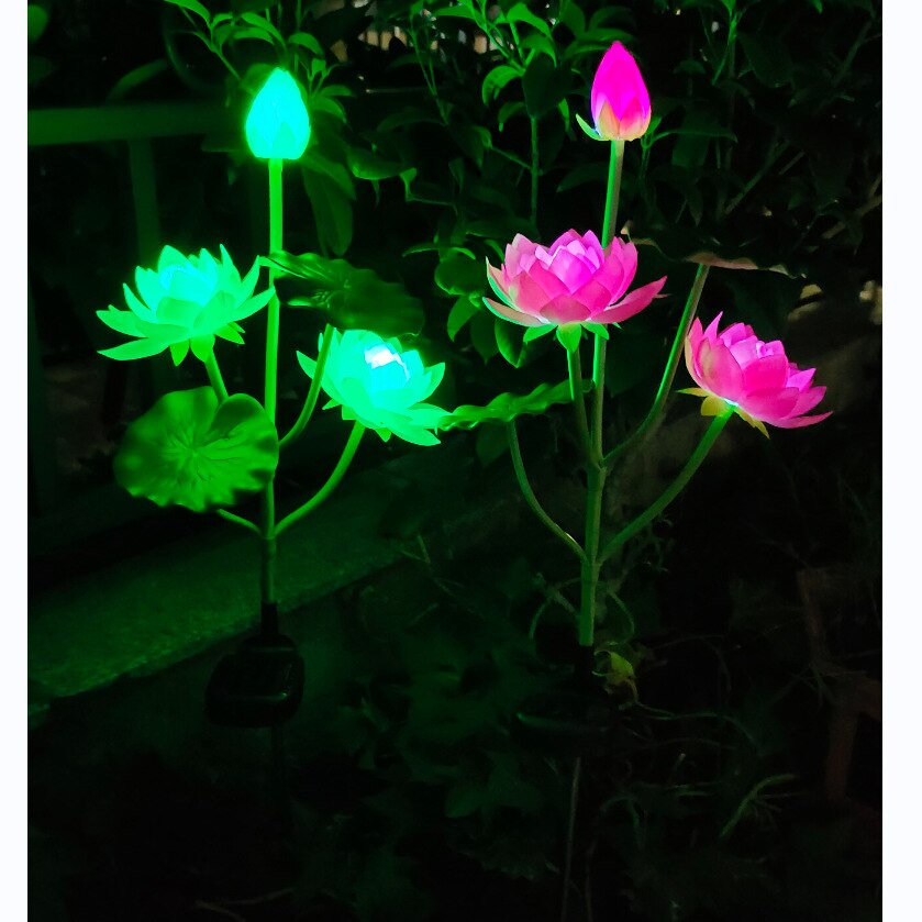 Flower Lamp Light Led Solar Waterproof