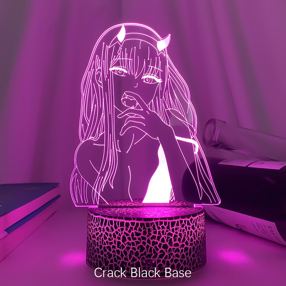 Anime Zero Two Lamp Figure Nightlight