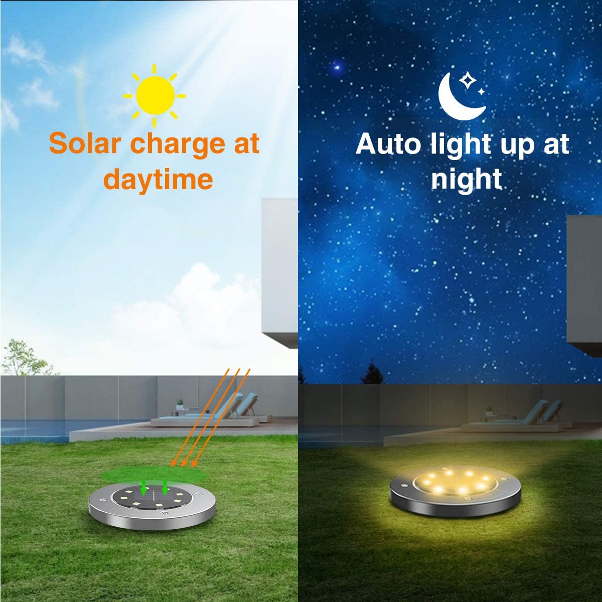 Solar Garden Lights Outdoor LED