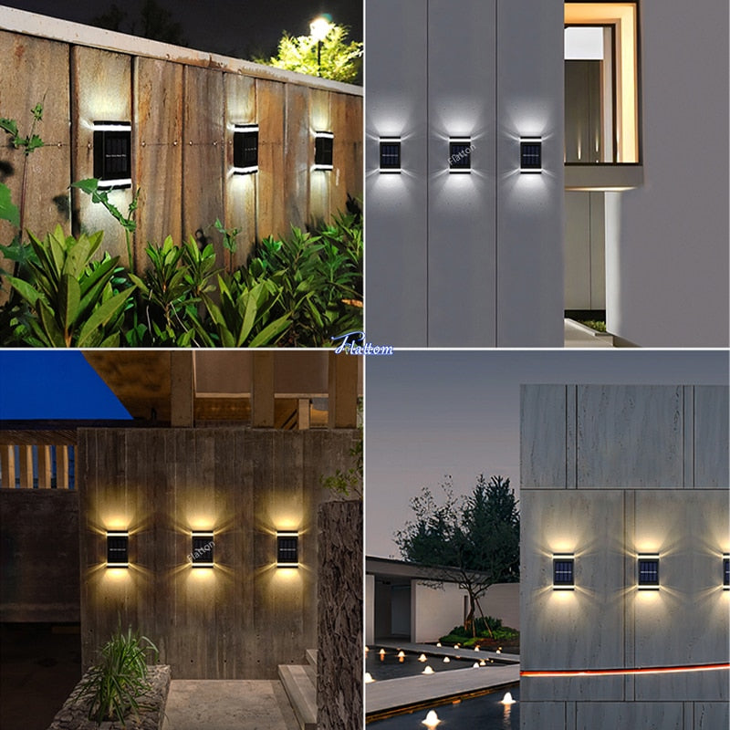 Solar LED Outdoor Wall Lamps