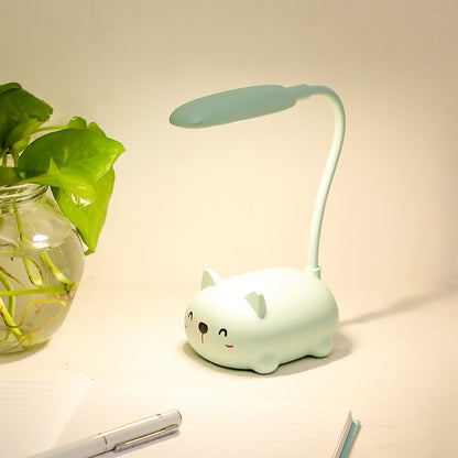 Cartoon Cute Pet Animal Bear Warm White Desk Lamp