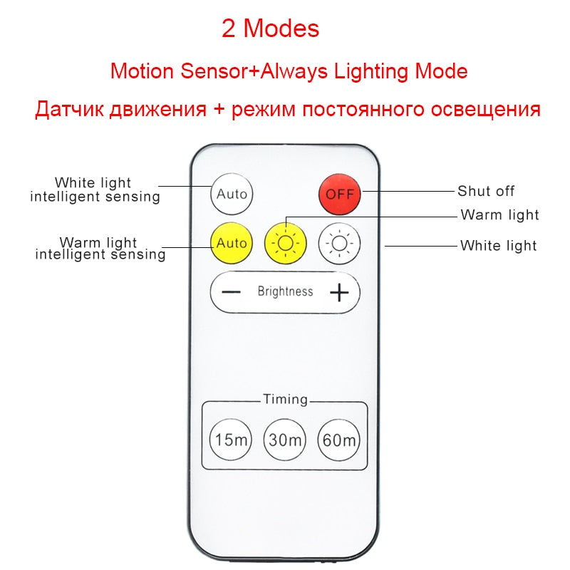 USB Recharge Under Cabinet Night Lamp Motion Sensor