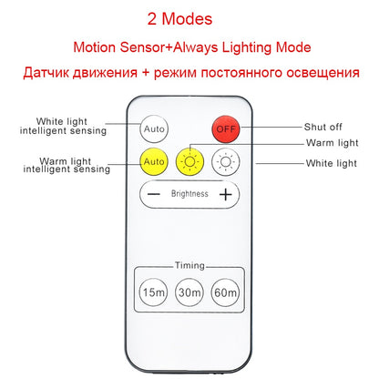 USB Recharge Under Cabinet Night Lamp Motion Sensor