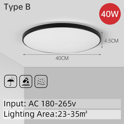 Ultra Thin Led Ceiling Lamp White