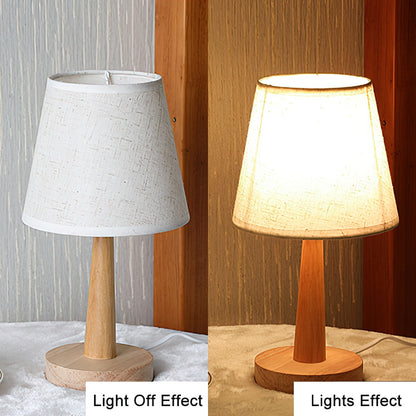 Nordic Wooden Decorative LED Table Lamp