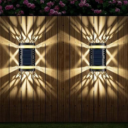 LED Solar Wall Lamp Outdoor Garden